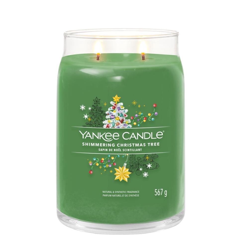 Yankee Candle Shimmering Christmas Tree Large Jar Extra Image 1